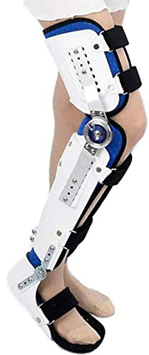 Ortesis de compresión de rodilla, rodillera articulada ajustable, rodillera estabilizadora para artritis del ligamento cruzado anterior, rodillera estabilizadora de pierna completa, exoesqueleto de