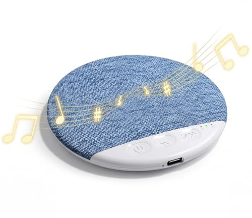 AHYDFSR Altavoz de Almohada Bluetooth, Altavoz Inalámbrico Portátil Debajo de Las Almohadas, Altavoz Bluetooth Pequeño con Ruido Blanco y Temporizador, Altavoz de Almohada Bluetooth para Dormir