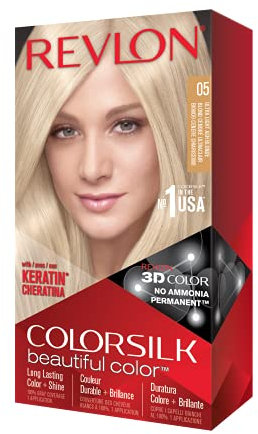 Revlon Colorsilk Sin Amoniaco 05 Rubio Ceniza Ultra Claro