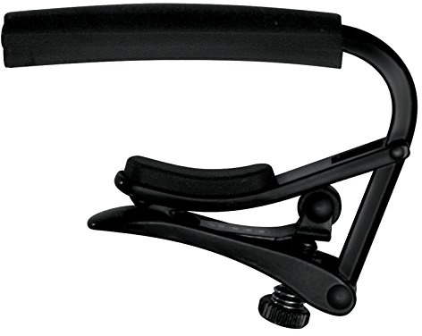Shubb GC-20TK Standard 12-string Guitar Capo Chrome schwarz