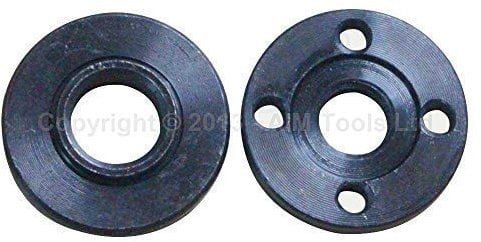 KATSU 1 Paio Smerigliatrice Angolare Flangia Esterna Interna in Metallo Supporto per Disco per Makita Bosch 115mm a 230mm Smerigliatrice Elettrica Accessori, M14 Gambo