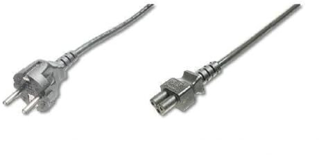 Digitus AK440115012S Cavo Alimentazione Spina Tedesca, 16 Ampere, Presa Compaq Tripolare in Uso su PC Portatili, 1.20 m