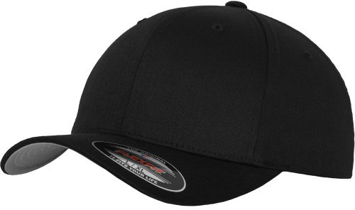 Flexfit WOOLY COMBED Stretchable Cap - schwarz - Youth