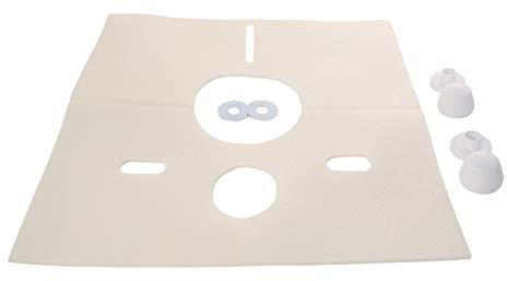 'aquaSu® Schallschutz- und Ausgleichsplatte für Wand-WC und Wand-Bidet | Weiß