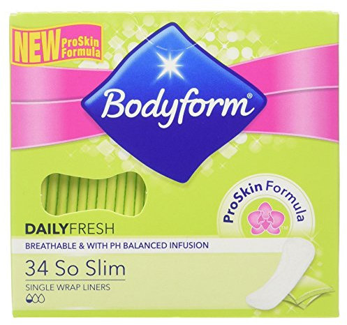 Bodyform Daily Fresh Liner So Slim Wrapped, 34 Stück
