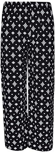 A2Z 4 Kids Girls Palazzo Printed Flared Wide Leg High Waist Long Pants - Palazzo Tribal Print 7-8