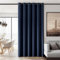 Deconovo Cortina Opaca 1 Pieza para Dormitorio Salon, Cortinas Termicas Aislantes Frio y Calor Certificación OEKO-TEX200 x 270 cm - Azul Marino