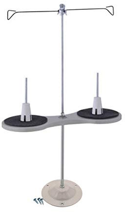 CKPSMS Brand - 1SET #228776 2 Spool Thread Stand+Iron Base for Industrial/Household Sewing Machines