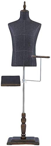 Schneiderpuppen Schneiderbüste Anzeige Dummy Modell Männlich Mannequin Torso Körper Kleiderfo Büsten mit Schuhe Hosen Rack-Holzgestell Bekleidung