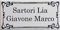 GUIZZO Creart - Personalisiertes Namensschild, Lasergravierte Keramik Hausnummer, Personalisiertes Schild Größe 15x7H cm, Hausnummern und Straßennummer, Namensschild Made in Italy