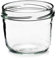 PEGANE Lot de 18 bocaux Terrines en Verre Transparent, capacité 230 ML, 67 x 82mm - IRIOS -