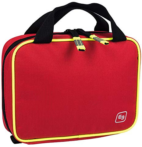 ELITE BAGS EB CURE'S Rojo | Pequeña bolsa de primeros auxilios | para uso doméstico | Pequeña emergencia | Material ligero y resistente | Servicio de emergencia | Primeros respondedores, rojo, ---,
