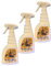 Stufa a Pellet, pulisce vetri di stufe e camini, caminetti e forni, rimuove annerimento e fuliggine dai vetri senza fatica, pulizia vetro camino - GLASS CLEAN (3x 500 ml)