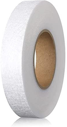 AONAT 70 Yards Wonder Web Hemming Tape,Adhesive Fabric No Sew Hem Tape Roll Iron on Hemming Tape, for Trousers Clothes Jeans Garment Curtains(20mm-White)