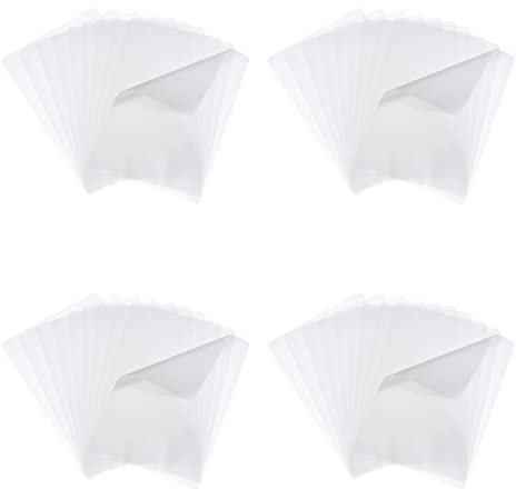 NBEADS 100pz 15.9x11cm Fogli di Protezione della Pellicola del Sacchetti di Laminazione Trasparente Fogli di Sacchetti di Laminato Caldo per Documenti di Carte Fotografiche Sigillate