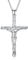 enjoylifecreative Sterling Silber Jesus Christus Kruzifix Großes Kreuz Religiöse Anhänger Halskette, Jesus Kreuz Schmuck, Antik Finish Kreuz Halsketten für Männer Pfeifenform