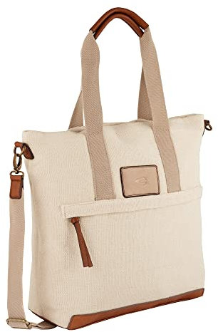 camel active, OAKLAND PI, Damen, Shopper mit Reisverschluss, L, Beige