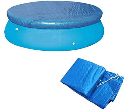 Cubierta redonda de 457 cm para piscina, diseño de cordón plegable, cubierta solar, marco de película de aislamiento térmico para piscina
