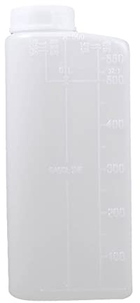 2-Takt Heizöl Mischflasche 1:25 50:1 Verhältnis Flasche Hohe Kapazität Kraftstoffflasche Benzin Öl Kombination Benzin für Mischkraftstoff Motor (0,6L)