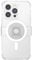 PopSockets iPhone 14 Pro Hülle mit Handygriff und Slide kompatibel mit MagSafe, Handyhülle für iPhone 14 Pro, kabellos aufladbar - Clear