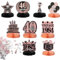 40. Geburtstag Tischdeko Damen Schwarz Rosegold 9 Stk Bienenwaben Mittelstück Tischaufsätze und 15g Streudeko Konfetti Tischaufsteller Tischdekoration zum 40. Geburtstag/Jubiläum/Jahrestag usw.