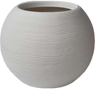 VASAR Vaso CASPÒ SHABBY RIGATO Ø40 H33 CORDA