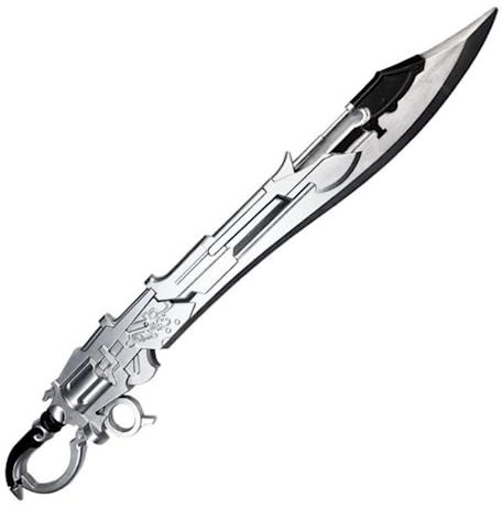 Damdos Spada Gunblade Fantasy in Schiuma PU per Halloween - Prop Cosplay Cloud Strife Buster Armor Break - Coltello Arma per Regali di Compleanno