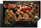 KitchenYeah© Herdabdeckplatte Induktion Schutzmatte Küche Herdabdeckung Ceranfeld Induktionsmatte Cerankochfeld Abdeckung Kräuter - Gewürze - Weltkarte - Braun - Löffel - Küche - 81x52 cm