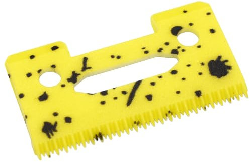 Lame de Rechange Réglable à Dents Décalées #2161 - Compatible avec Tondeuses à Cheveux Wahl 5 Star Series (avec/sans fil) : Magic Clip 8148 et Modèles Pleine Taille Standard (Jaune)