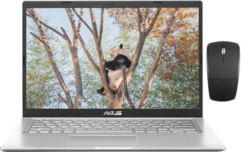 2023 Newest ASUS Vivobook Business Laptop, 14 HD Display, Intel Core i3-1115G4 Processor, 16GB RAM, 512GB SSD, Intel UHD Graphics 770, Webcam, Wi-Fi, Windows 11 Home, with Wireless Folding Mouse