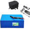 JHKJ Batterie 24V 36V 48V Batterie au Lithium étanche 10Ah 12Ah 15Ah 18Ah 20Ah 25Ah Batterie Li-ION pour Moteur 0-1000W,24v10ah