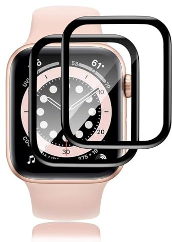 Agedate 2 Stück für Panzerglas für Apple Watch 4/5/6/SE 40mm Schutzfolie, Schutzglas Folie für SE 40mm Panzer Schutz Glas Displayschutz, 9H Fingerabdruck Displayschutzfolie für Watch 40mm Panzerfolie