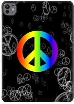 Peace Sign Tablet Hülle Schutzhülle Taschen für iPad Pro 11 (2024,2025)