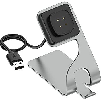 Ladestation Kompatibel für Google Pixel Watch 3 41mm/45mm Ladegerät, USB Ladeständer für Google Pixel Watch 2 Ladekabel Kabel (Grau)