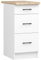 AKORD | Mueble de Cocina con encimera - Oliwia S40 | Mueble Base con 3 cajones | Mueble de Entrada | Aparador | Isla | Armario | 46x40x85 cm | Blanco