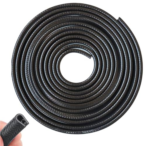 Car Door Protectors Edge Guards, U Shape Car Edge Trim Rubber,Black U Shape Rubber Seal,Trim Door Protectors Edge Guards for Cars, Trucks, SUVs, Boats