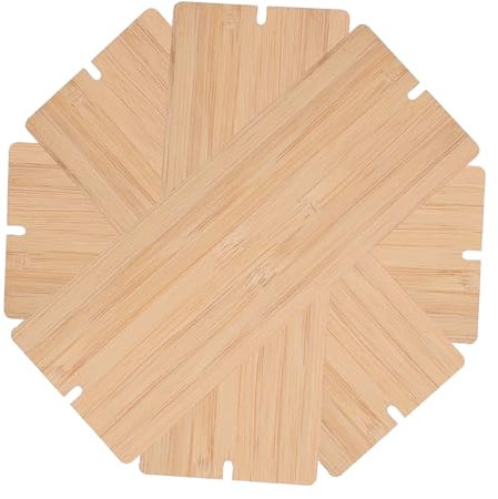 FUNOMOCYA 4pcs Blank Bamboo Sign DIY Door Plate Hotel Blank Sign Car Parking Plate Office Door Marker