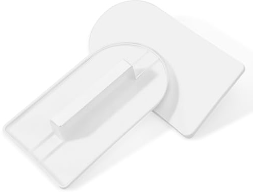 FNANJWQ 3 Pcs Fondant Smoothing Tool Cake Decoration Icing Smoother Polisher Paddle Fondant Polisher Finisher Sugarcraft Scraper Tool 14.5 x 8 cm/5.7 x 3.1 White