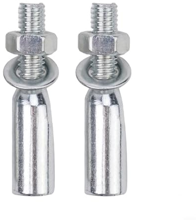 Cuñas de acero para manivela de bicicleta con tuercas y arandelas, 8 5 mm/9 0 mm, juego de 2 pasadores de pedalier (9 mm)