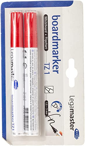 Legamaster Boardmarker TZ 1 rot, 2er Blister
