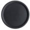 APS 511 Serviertablett HAPPY HOUR, Ø 38 cm, Höhe 1,5 cm, rutschfeste Oberfläche, schwarz