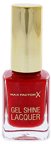 Max Factor Gel Shine Lacquer Nail Polish, 11 ml, 25 Patent Poppy