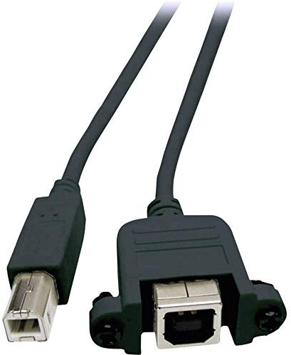 EFB-Elektronik USB2.0 Verlängerung B-B,St.-Einbaubuchse,1,0m,sw,Classic
