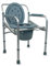 Mobiclinic, Mar, Silla con wc, Aluminio, Plegable, Ligera, De inodoro para discapacitados, Minusválidos, Ancianos, Orinal, Reposabrazos, Asiento ergonómico, Conteras antideslizantes