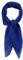 TigerTie Feines Damen Chiffon Nickituch in blau royal einfarbig Uni - Größe 58 cm x 58 cm - Tuch Halstuch Schal