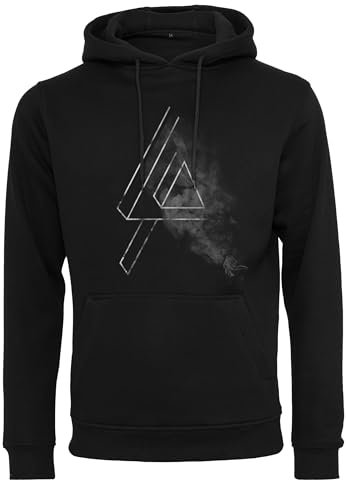 Merchcode Men's Linkin Park Logo Hoody Hooded Pullover, Black, 4XL