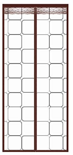 Timizi Warmeschutzvorhang Magnet 120x200CM, Heavy Duty Magnet Fliegenvorhang Ohne Bohren Zusammenklappbar, für Kinderzimmer, Terrassentür - C