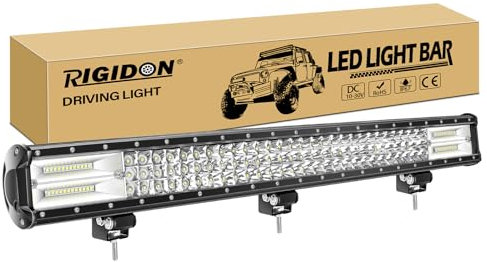RIGIDON Led lichtleiste kfz aussen, 12V 24V 28 Zoll 71cm 396W Spot Flut-Combo-Strahl offroad beleuchtung für SUV Offroad ATV, UTV, Traktor, LKW, Fahrzeuge, 6000K Weiß nebelscheinwerfer