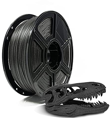Flashforge PLA Galaxy 1,75 mm 3D-Drucker-Filamente (Galaxy mattschwarz, 1 kg)