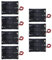 7PCS 18650 Battery Holder Bundle with Wire 18650 Battery Holder Case 3.7V, 3 Slot DIY Battery Storage Boxes, 3 Slot Black Plastic Batteries Case for 18650 Battery